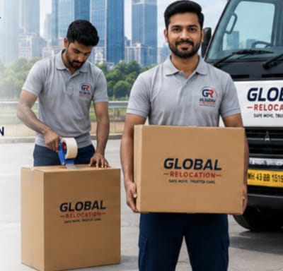Global Relocation Packers and Movers team handling a move
